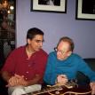 Tony sharing a laugh  with Les Paul 2005
